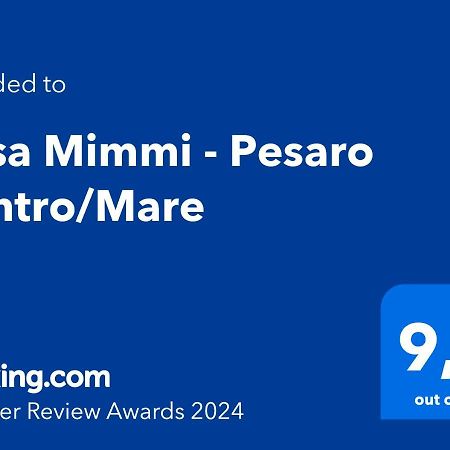 La Casa Di Erika - Pesaro Centro-Mare 아파트 외부 사진