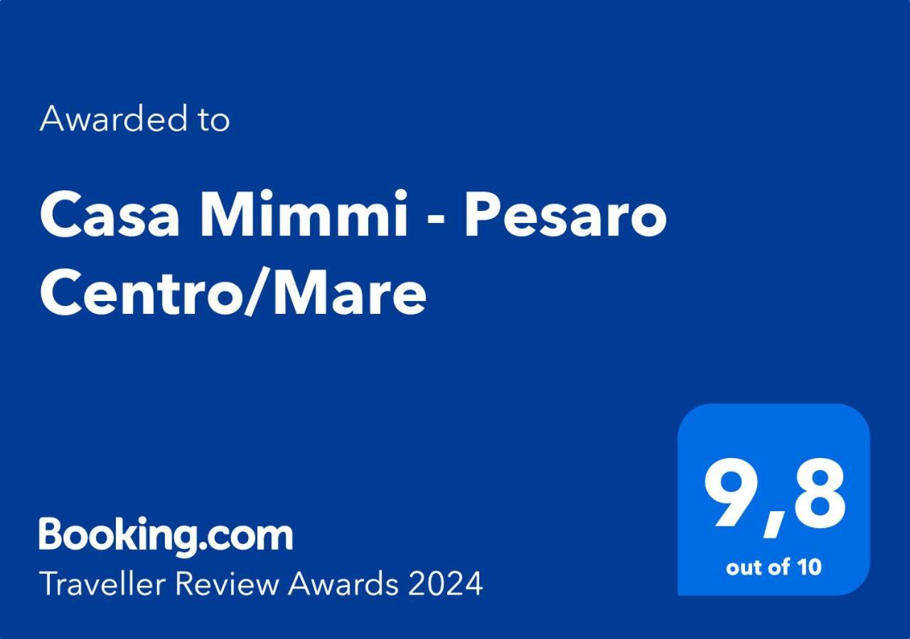 La Casa Di Erika - Pesaro Centro-Mare 아파트 외부 사진